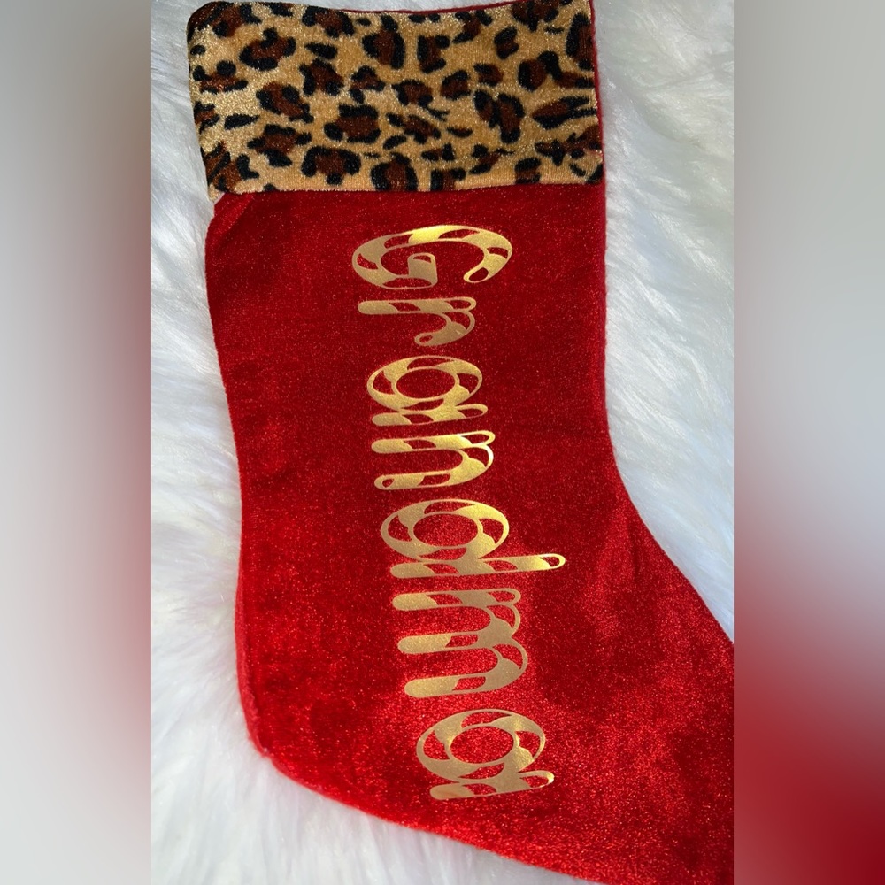 Custom Christmas Stockings. They’re reusable for year after year